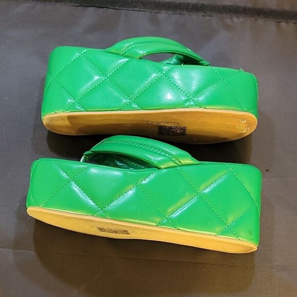 SO ME CHUNKY PLATFORM TOE POST SANDALS - Picture 6 of 14